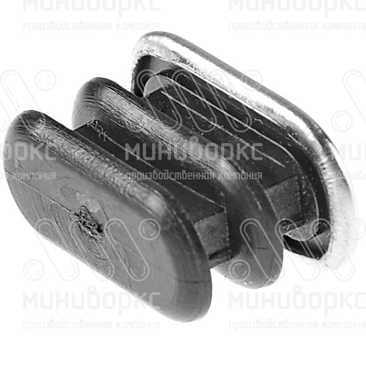 Заглушки для овальной труб 20x10 – 110516852C | картинка 2