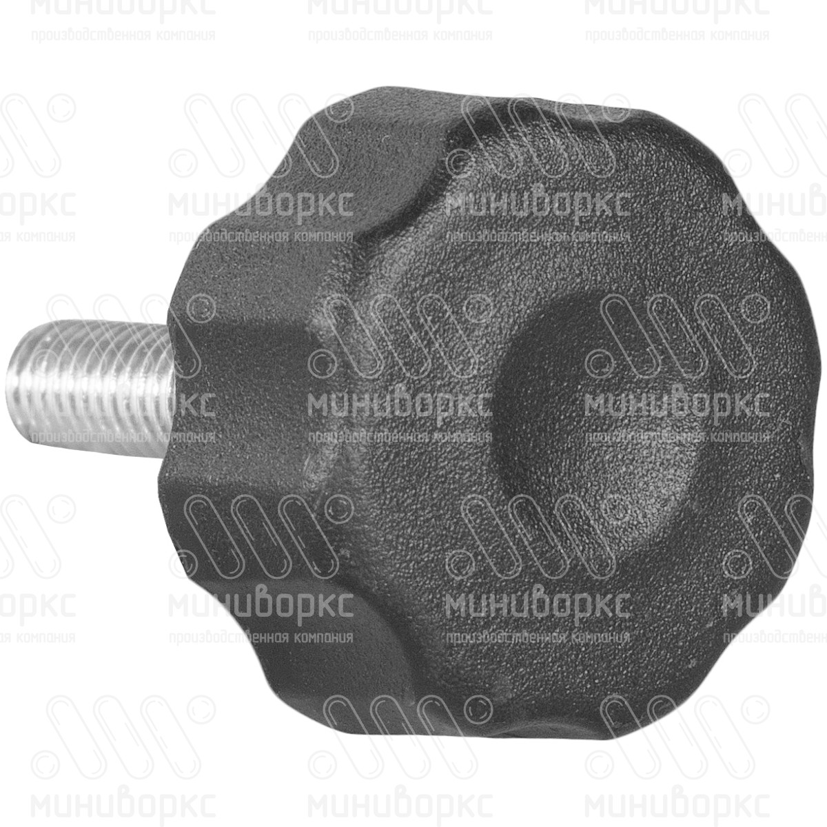 Фиксатор пластиковый с рукояткой m5x10 25 – Ф25М5-10ЧС | картинка 3