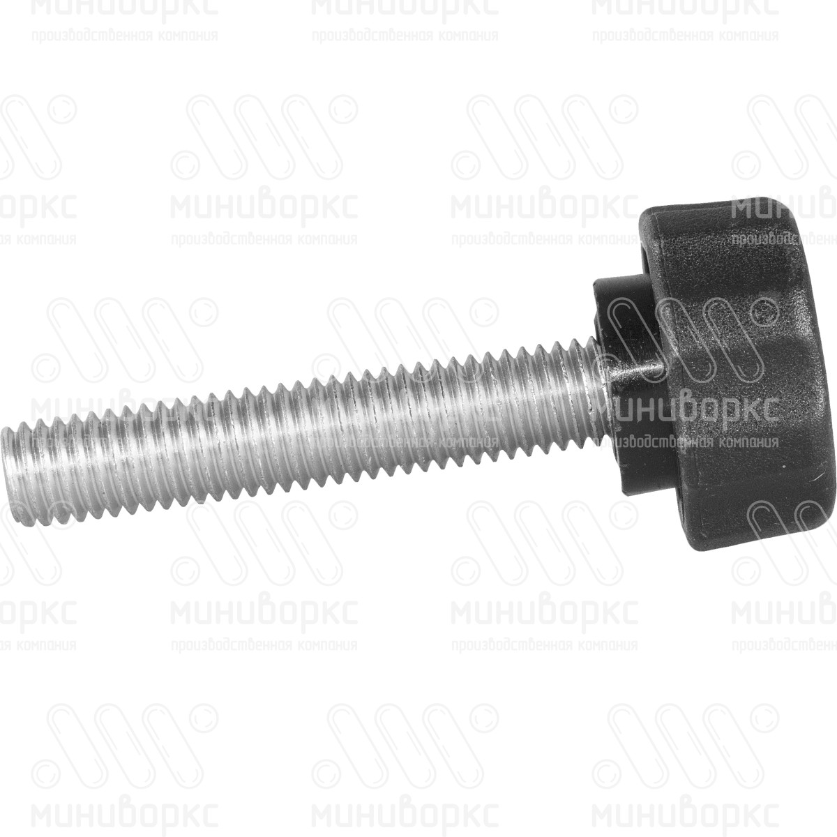 Фиксатор пластиковый с рукояткой m8x60 25 – Ф25М8-60ЧС | картинка 2