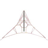 Канатные конструкции Пирамиды – P-1702-3w-Ral7016