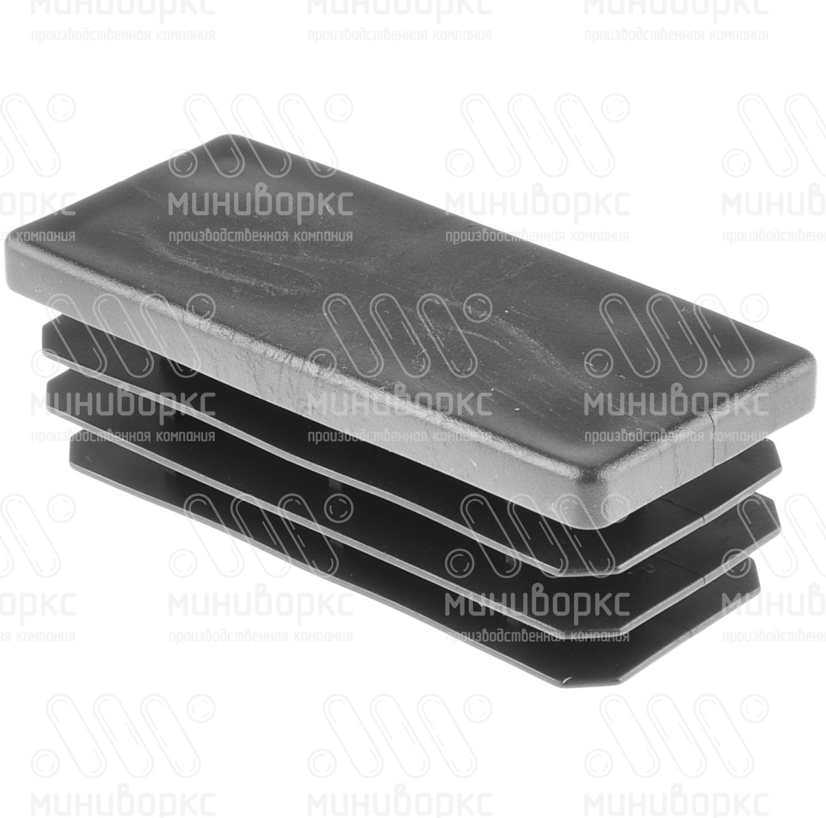 Заглушки для прямоугольной трубы 70x30 – 110428002N | картинка 1