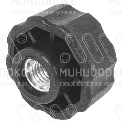 Пластиковые фиксаторы с гайкой m6 25 – Б25М6ЧС | картинка 2