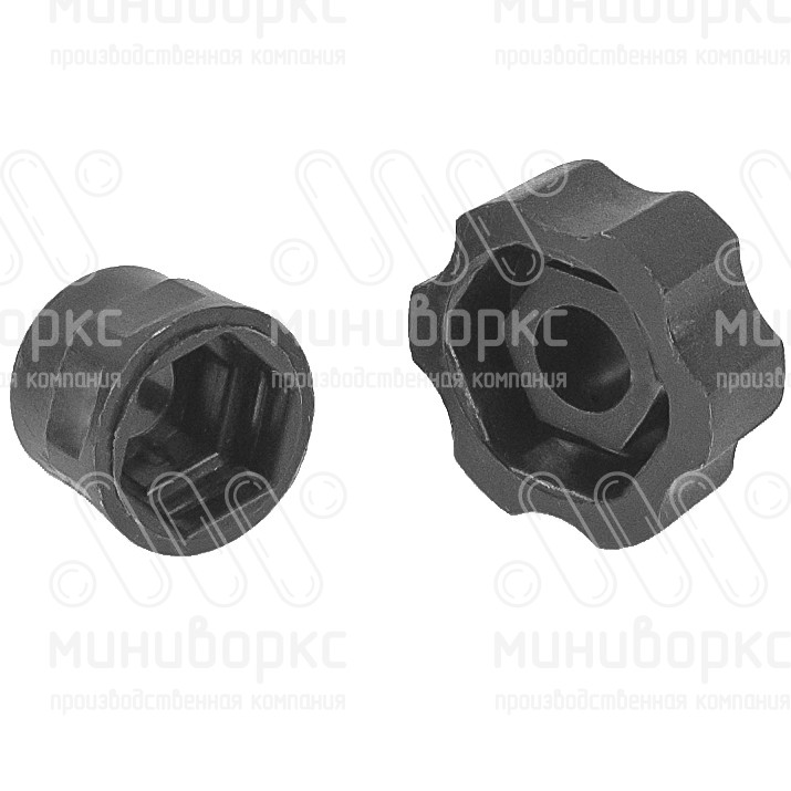 Пластиковые фиксаторы с гайкой m5 21 – Б21М5ЧН | картинка 4