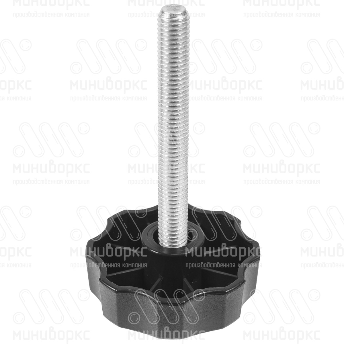 Фиксатор пластиковый с рукояткой m10x80 60 – Ф60М10-80ЧН | картинка 1