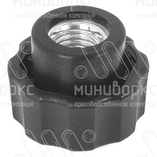 Пластиковые фиксаторы с гайкой m8 25 – Б25М8ЧС | картинка 1