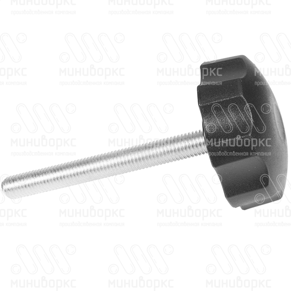 Фиксатор пластиковый с рукояткой m8x90 60 – Ф60М8-90ЧН | картинка 2