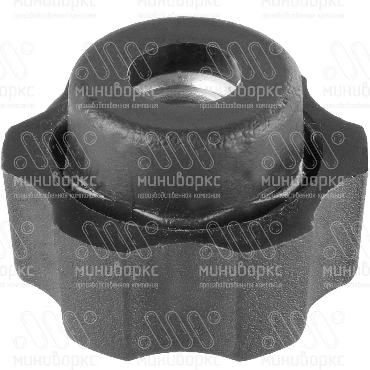 Пластиковые фиксаторы с гайкой m6 21 – Б21ГМ6ЧН | картинка 1