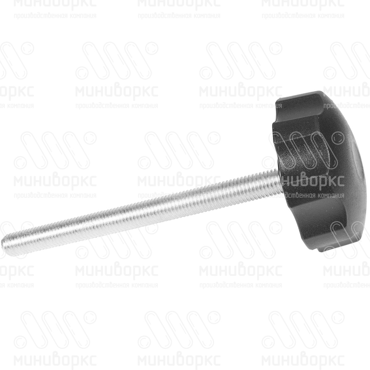 Фиксатор пластиковый с рукояткой m10x160 60 – Ф60М10-160ЧН | картинка 2