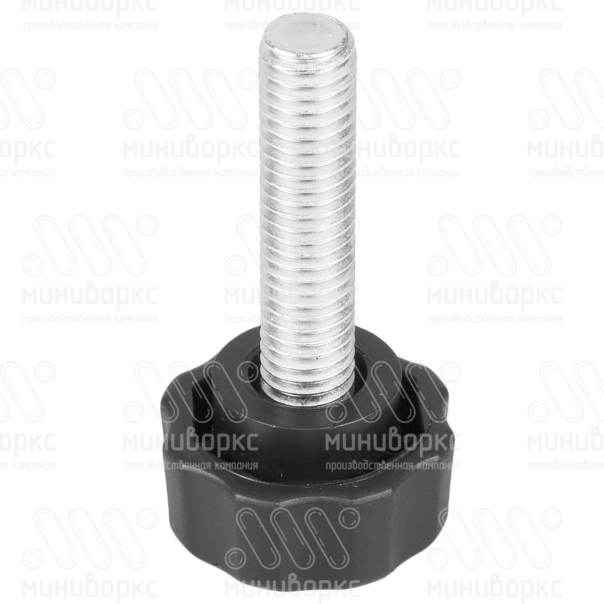 Фиксатор пластиковый с рукояткой m8x30 25 – Ф25М8-30ЧС | картинка 1