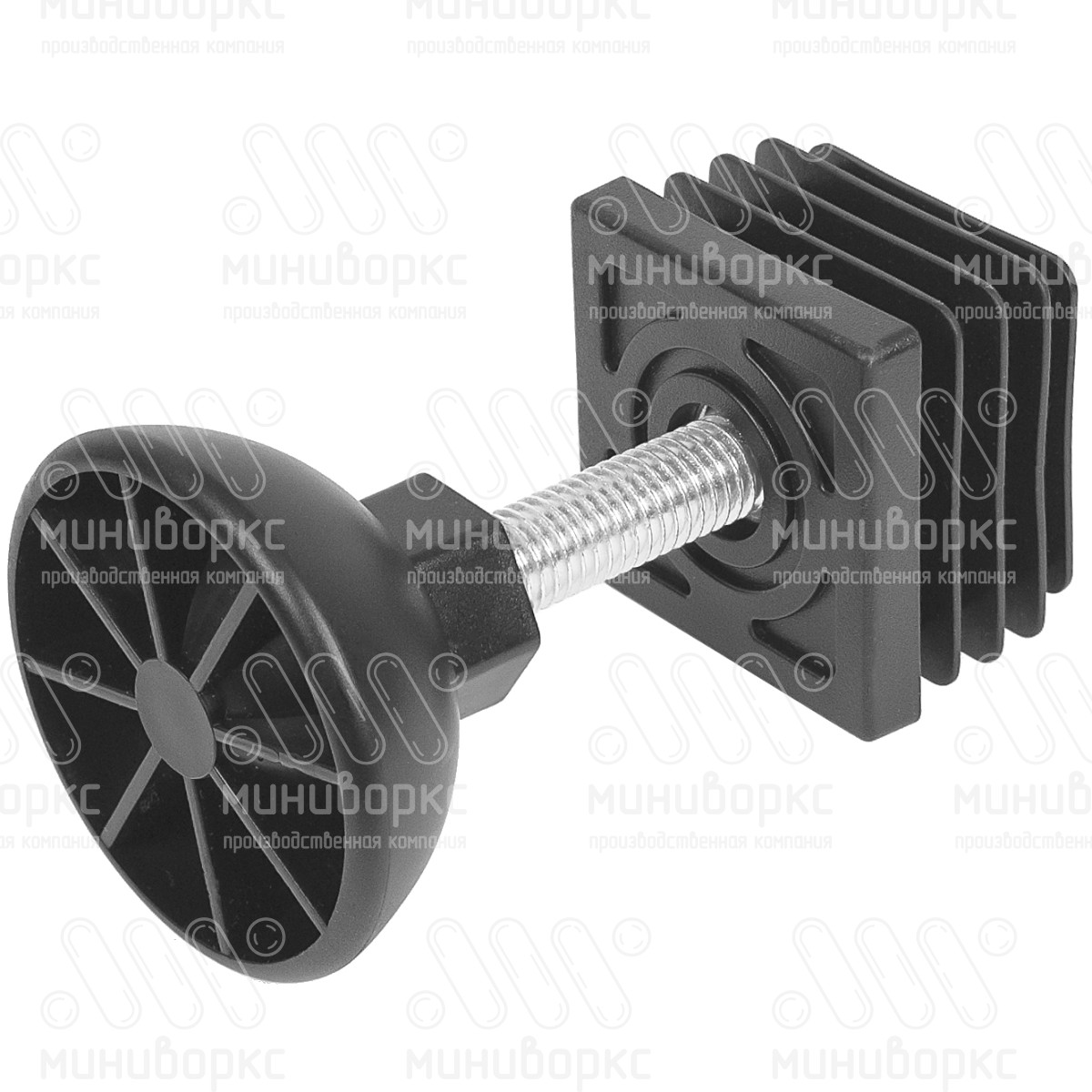 Комплекты квадратных заглушек с опорами 40x40 – 40-40M10.D50x75 | картинка 4